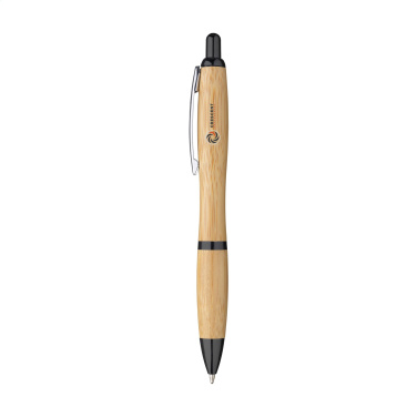 Logo trade corporate gifts image of: Athos Bamboo pen