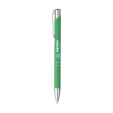 Logo trade advertising products image of: Ebony Soft Touch Accent pen