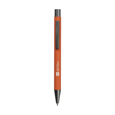 Logotrade promotional gift picture of: Brady Soft Touch Recycled Alu pens