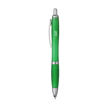 Logo trade promotional gifts image of: Athos Solid GRS Recycled ABS pen