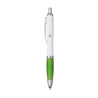 Logo trade corporate gifts picture of: Athos Trans GRS Recycled ABS pen