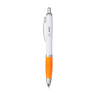 Logo trade promotional giveaway photo of: Athos Trans GRS Recycled ABS pen