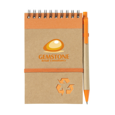 Logotrade promotional item image of: RecycleNote-M Paper notebook