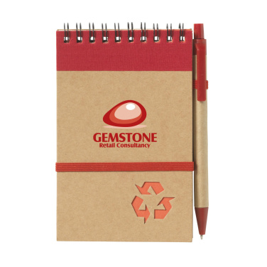 Logo trade promotional gifts image of: RecycleNote-M Paper notebook