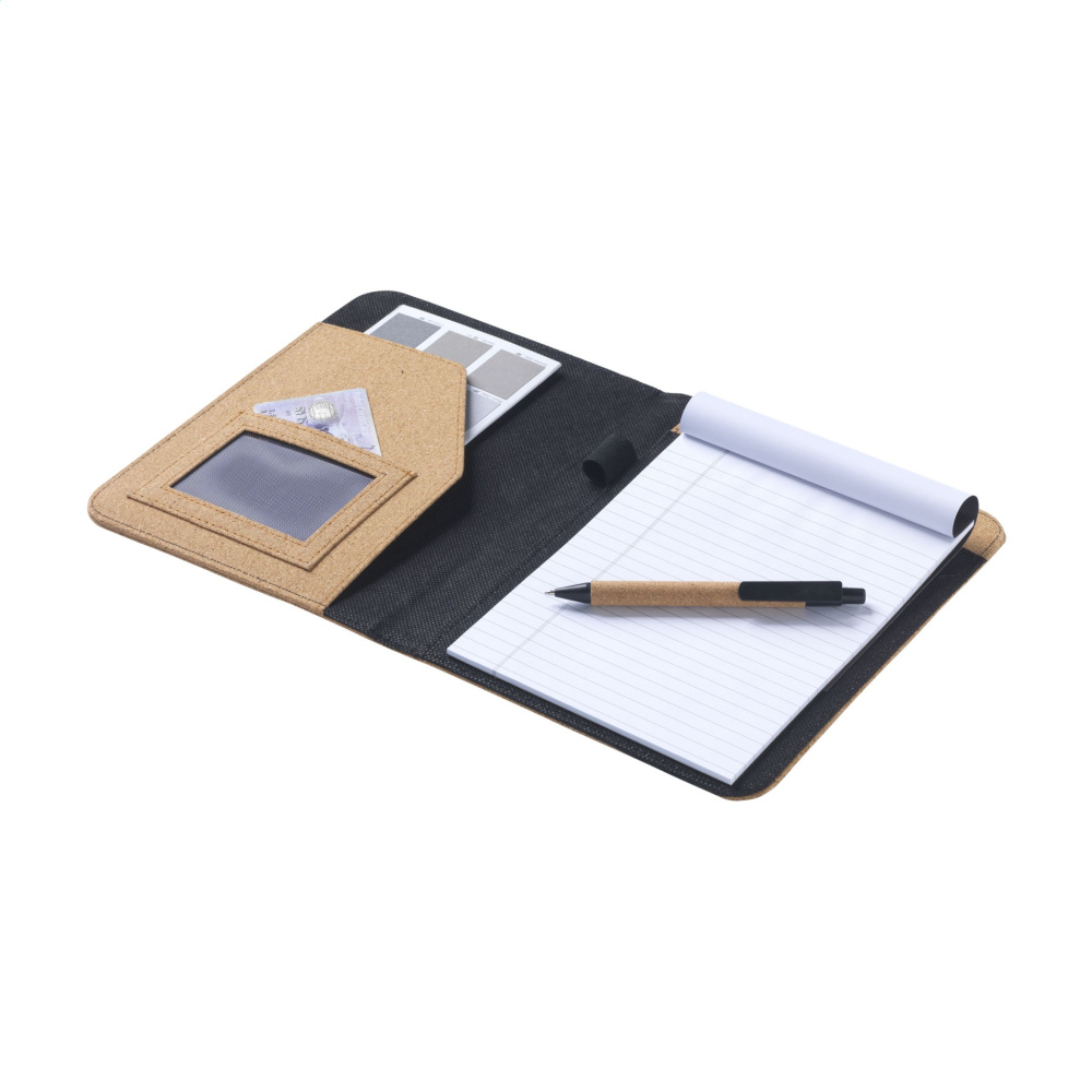 Logo trade promotional gift photo of: Eco Conference Cork A5 document folder
