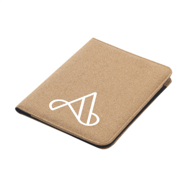 Logo trade business gifts image of: Eco Conference Cork A5 document folder
