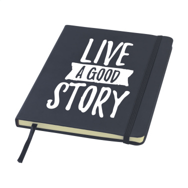 Logo trade promotional product photo of: BudgetNote A5 Blanc Paper notebook