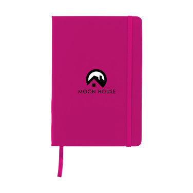 Logo trade promotional giveaways picture of: BudgetNote A5 Blanc Paper notebook