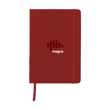 Logo trade promotional merchandise picture of: BudgetNote A5 Blanc Paper notebook