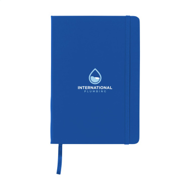 Logo trade promotional gift photo of: BudgetNote A5 Blanc Paper notebook