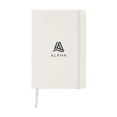 Logo trade advertising products image of: BudgetNote A5 Blanc Paper notebook