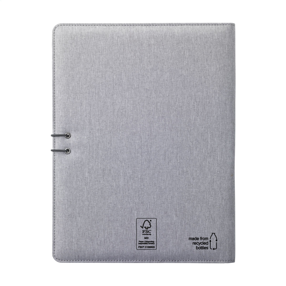 Logo trade promotional giveaways picture of: Quest Portfolio RCS RPET A4  document folder