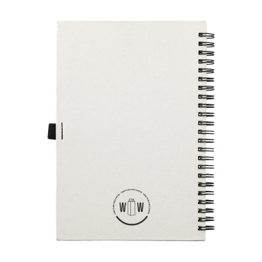 Logo trade promotional giveaway photo of: Milk-Carton Wire-O Paper Notebook A5