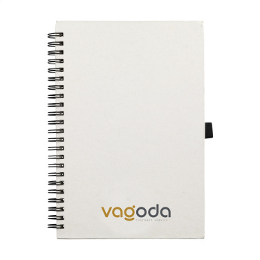 Logo trade promotional merchandise picture of: Milk-Carton Wire-O Paper Notebook A5