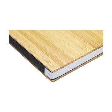 Logo trade promotional gifts image of: BambooPlus Paper Notebook A5 - Inkless Pen