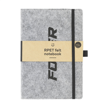Logotrade promotional items photo of: Felty GRS RPET Paper Notebook A5