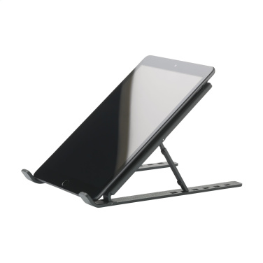 Logo trade promotional gifts picture of: Standby GRS Recycled Alu Laptop Stand