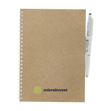 Logotrade promotional product picture of: MOYU Erasable Stone Paper Notebook CraftCover 18 pages
