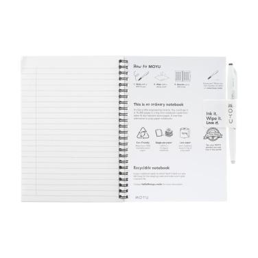 Logo trade promotional gifts image of: MOYU Erasable Stone Paper Notebook Custom SoftCover