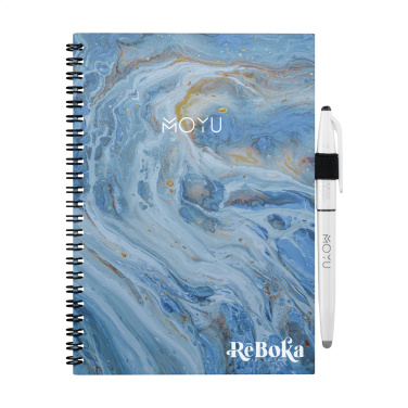 Logotrade advertising products photo of: MOYU Erasable Stone Paper Notebook Custom SoftCover