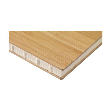 Logotrade promotional items photo of: Bamboo Journal Naked Spine Paper Notebook A5