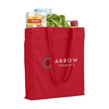 Logo trade promotional products image of: Colour Square Bag (160 g/m²) cotton bag