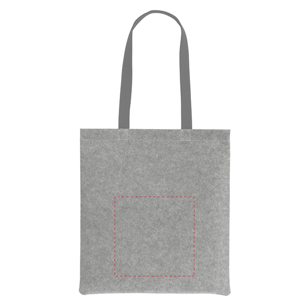 Logo trade promotional products image of: Feltro GRS RPET Shopper