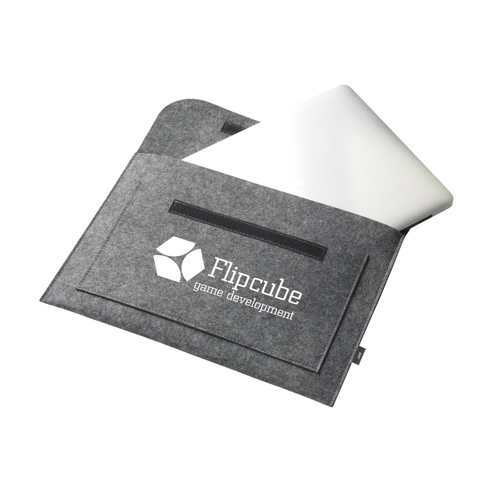 Logotrade promotional items photo of: Papillon GRS RPET laptop case