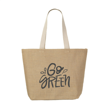 Logo trade promotional gift photo of: Elegance Bag jute shopper