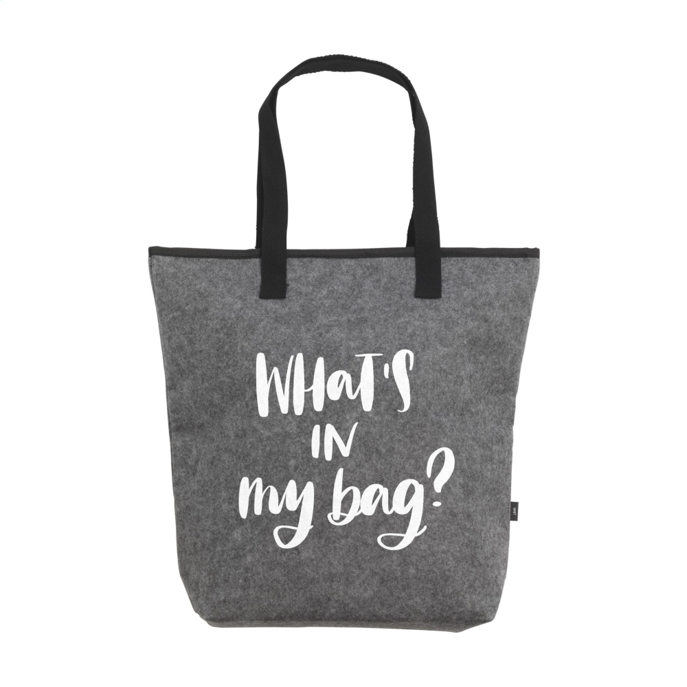 Logo trade advertising products image of: Feltro GRS RPET Cooler bag