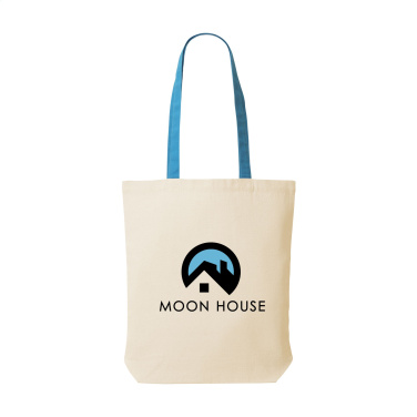 Logo trade promotional merchandise picture of: Canvas Shoppy Colour (220 g/m²) bag