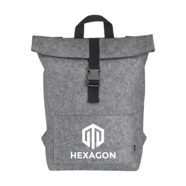 Logo trade promotional items image of: Nolan GRS RPET Felt backpack