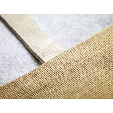 Logo trade promotional gift photo of: Madrid Jute Shopper bag