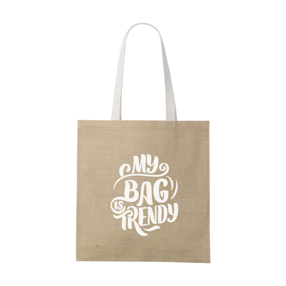 Logo trade promotional product photo of: Madrid Jute Shopper bag
