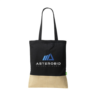 Logotrade promotional gift picture of: Combi Organic Shopper (160 g/m²) bag