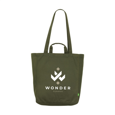 Logo trade promotional giveaways image of: Organic Cotton Canvas GOTS Tote Bag (280 g/m²)