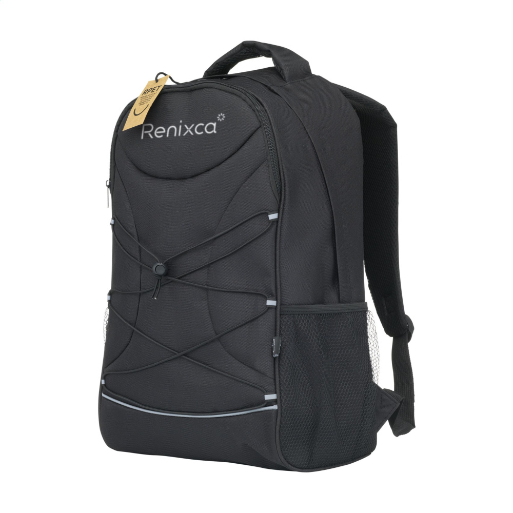Logo trade advertising products picture of: Flashline GRS RPET Laptop Backpack