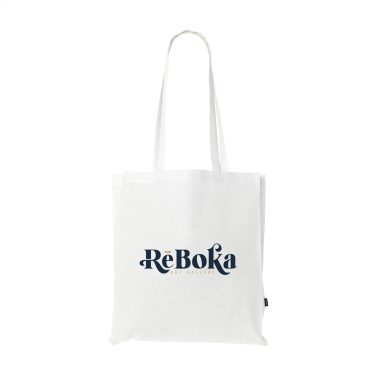 Logo trade promotional items image of: Colour Square Bag GRS Recycled Cotton (150 g/m²)