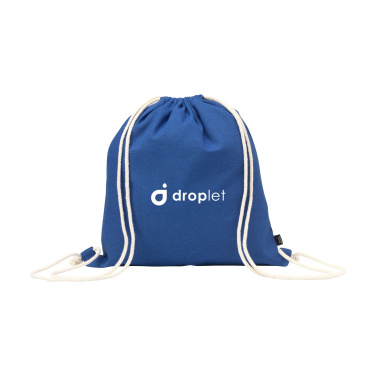 Logo trade advertising product photo of: PromoColour GRS Recycled Cotton Backpack (150 g/m²)