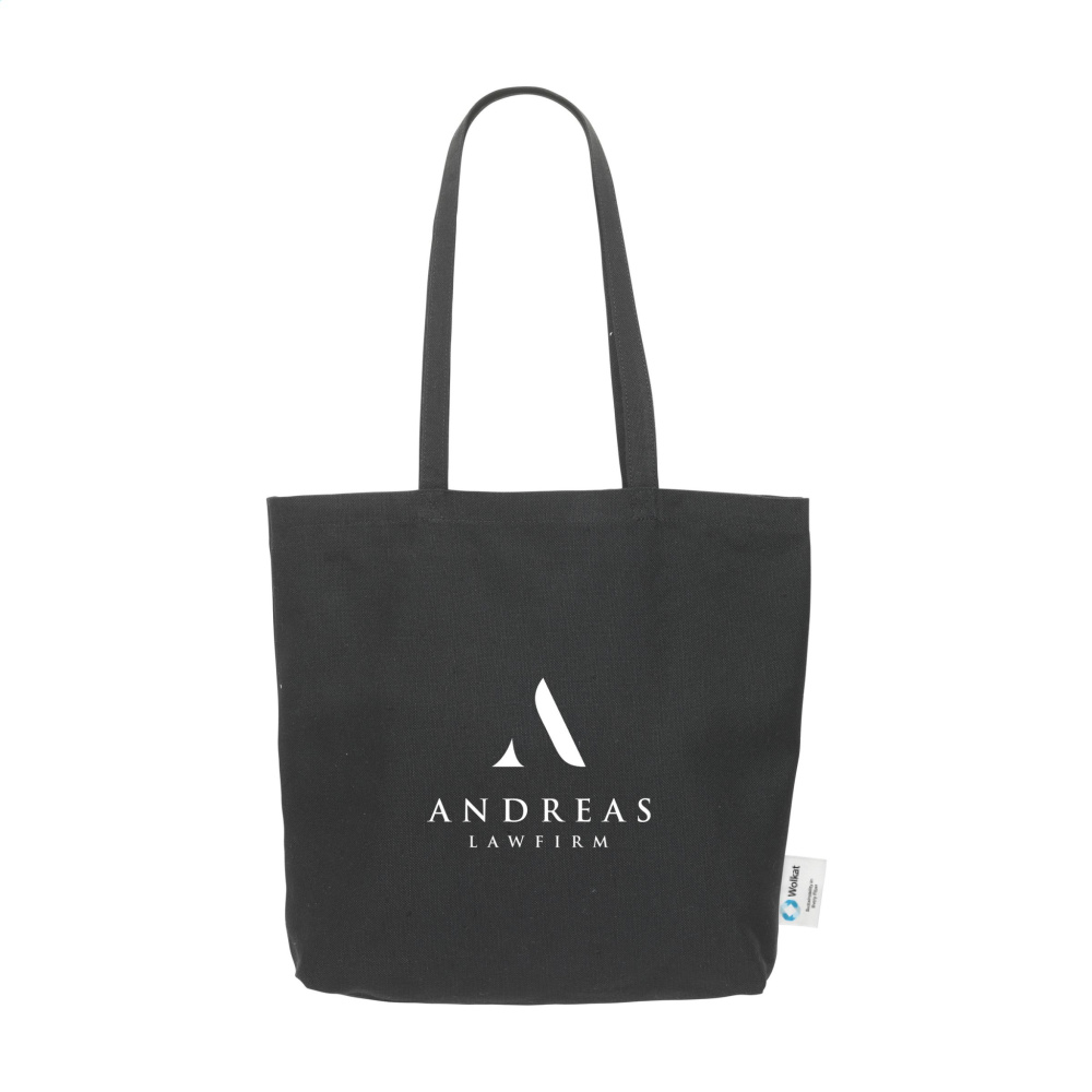 Logotrade advertising product image of: Wolkat Rabat Recycled Textile Shopper