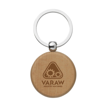 Logotrade promotional gifts photo of: WoodKey Circle keychain