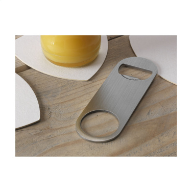 Logo trade promotional item photo of: CrownTop Metal Opener Metal