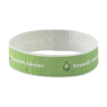Logotrade business gift image of: Seed Paper Festival Wristband
