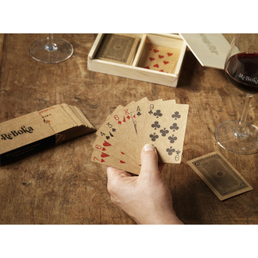 Logo trade corporate gift photo of: Recycled Playing Cards Double decks