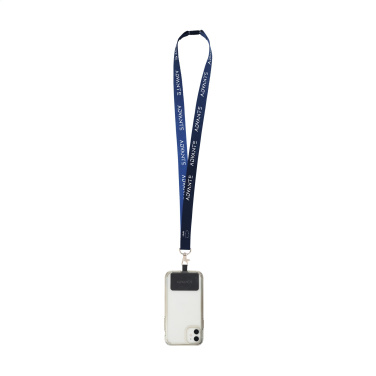 Logo trade promotional product photo of: Lanyard Sublimation Safety RPET 2 cm with Patch