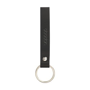 Logo trade promotional merchandise image of: Vegan Pineapple Leather Keyring