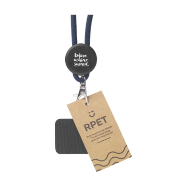 Logotrade business gift image of: Lace Lanyard GRS RPET 5 mm keycord