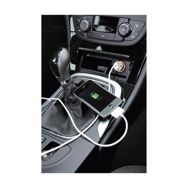 Logo trade business gift photo of: USB CarCharger plug