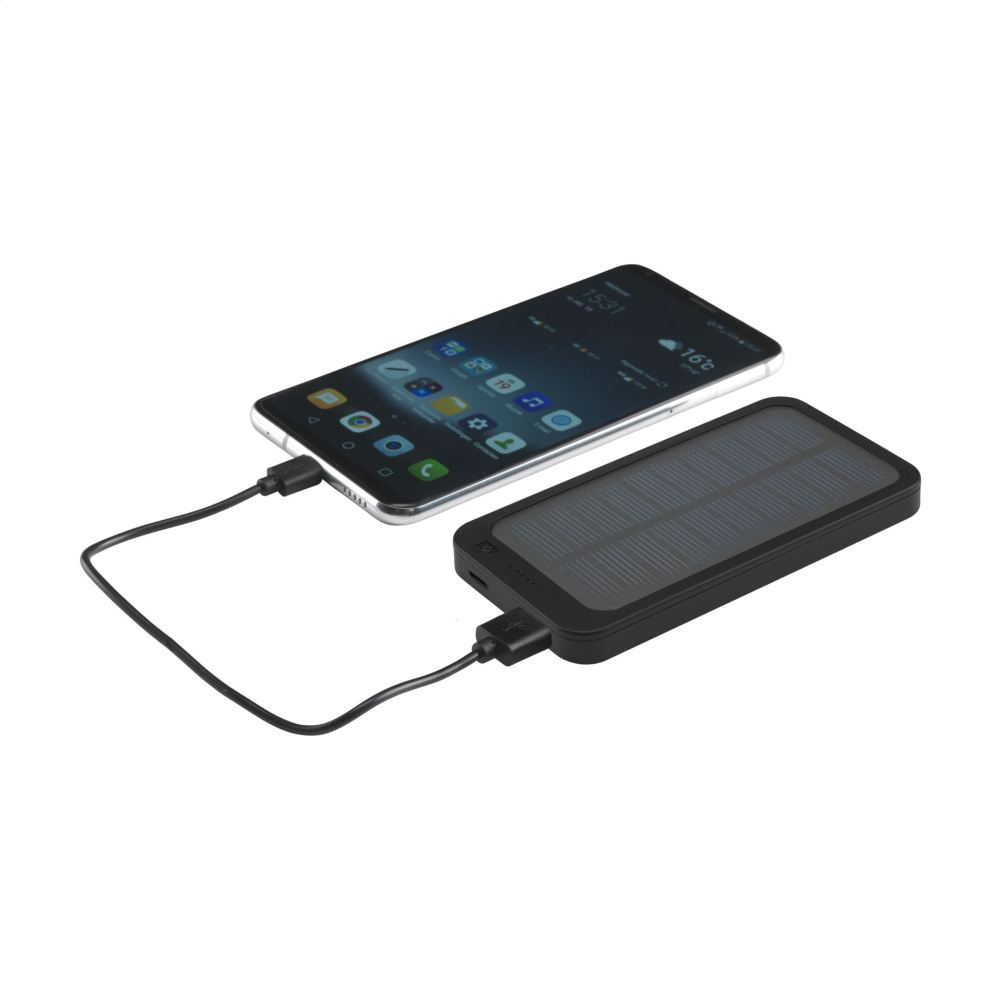 Logotrade promotional item picture of: Solar RCS Powerbank 4000 power charger