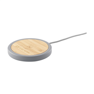 Logo trade advertising products picture of: Lidos Stone ECO 10W Wireless Charger